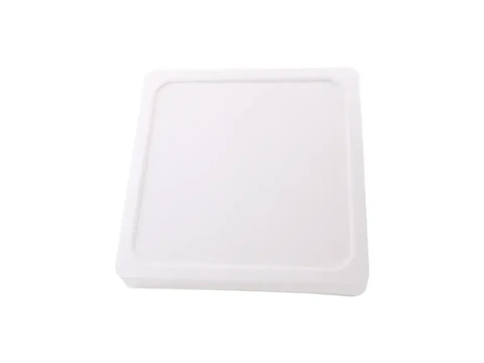 Panel LED cuadrado sobrepuesto 12W 6500K (PVC) 1