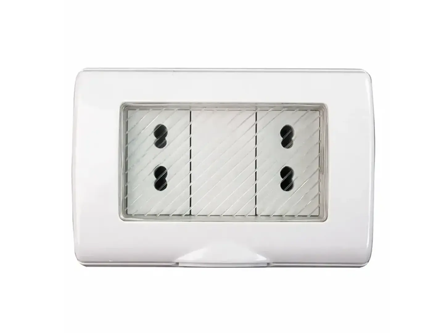 Hydrobox embutido con enchufe doble 10/16A 1