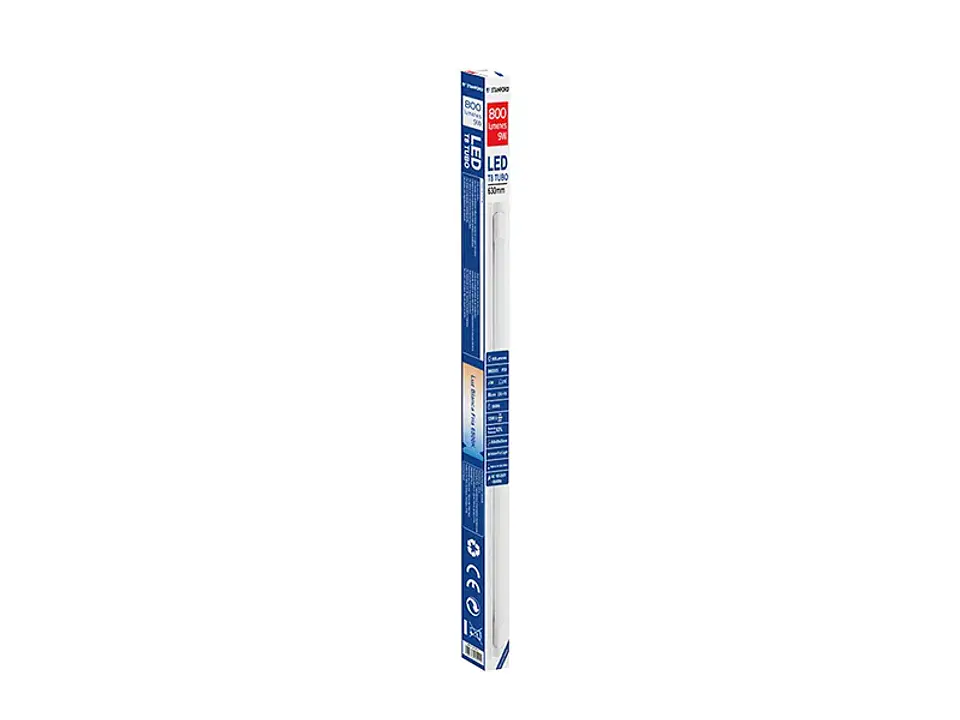 Canoa c/tubo T8-9W 6500K 1