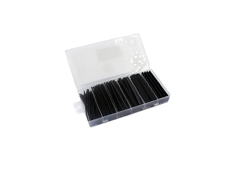 Kit manga termocontraible 100PZAS negro