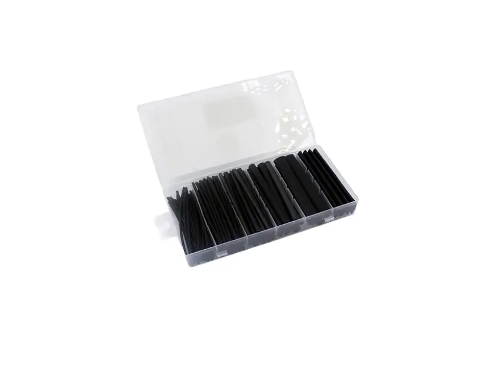 Kit manga termocontraible 100PZAS negro 1
