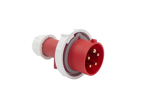 Enchufe industrial macho volante IP67.16A.380V.3P+N+T