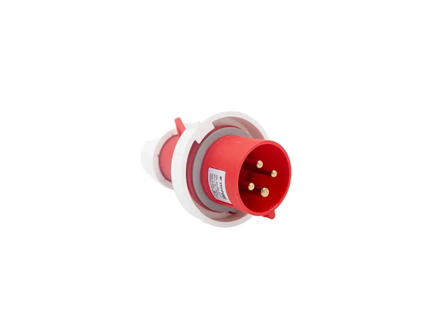 Enchufe industrial macho volante IP67.32A.380V.3P+T 1