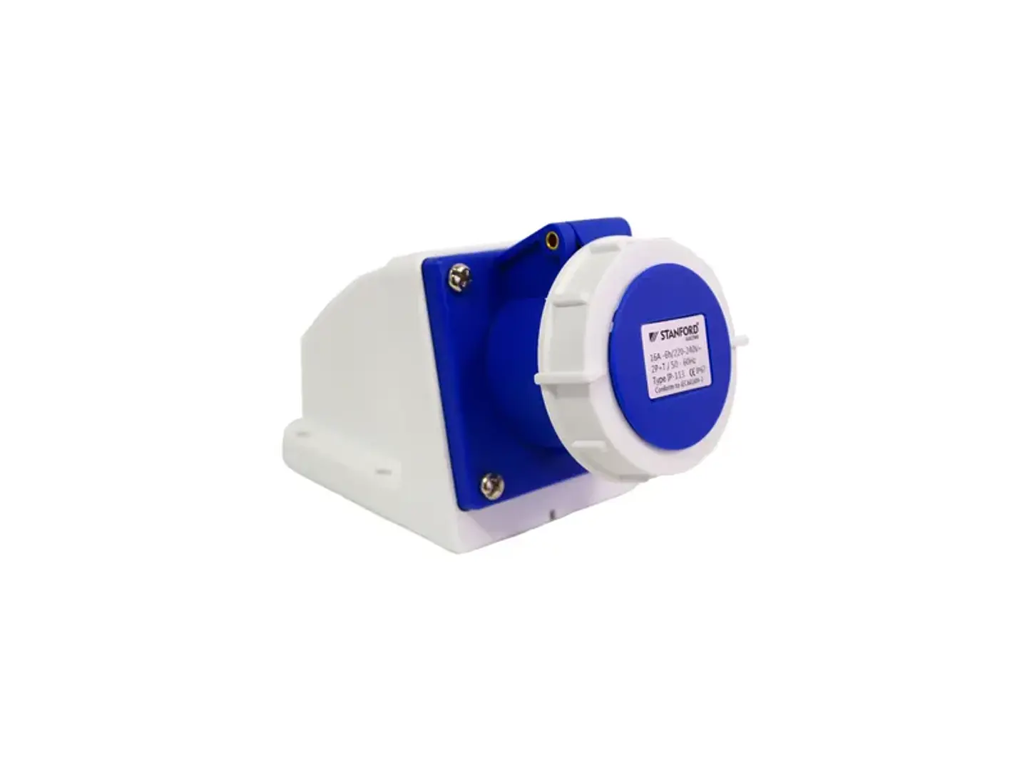 Enchufe industrial hembra sobrepuesta IP67. 16A. 220V. 2P+T 1