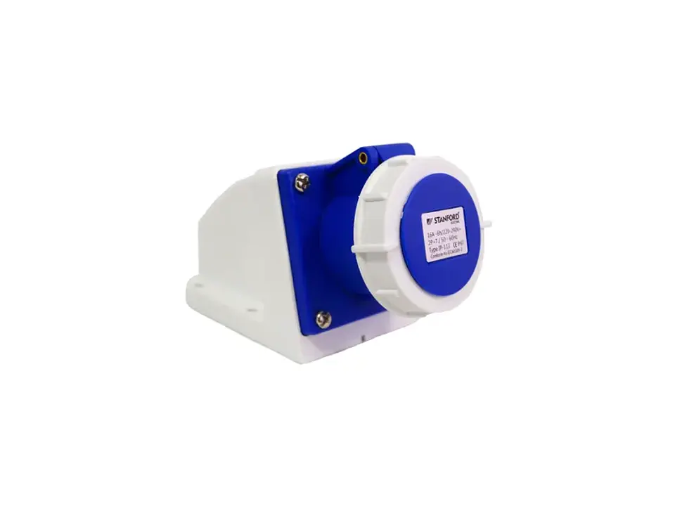 Enchufe industrial hembra sobrepuesta IP67. 16A. 220V. 2P+T 1
