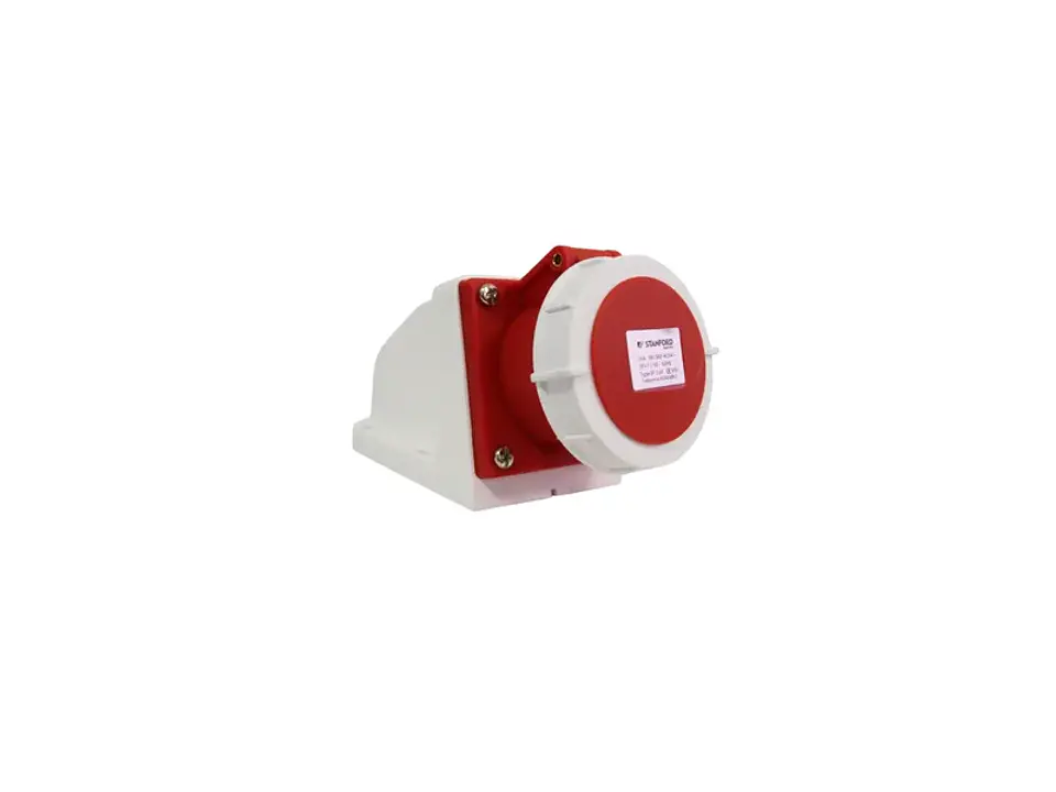 Enchufe industrial hembra sobrepuesta IP67. 16A. 380V. 3P+T 1