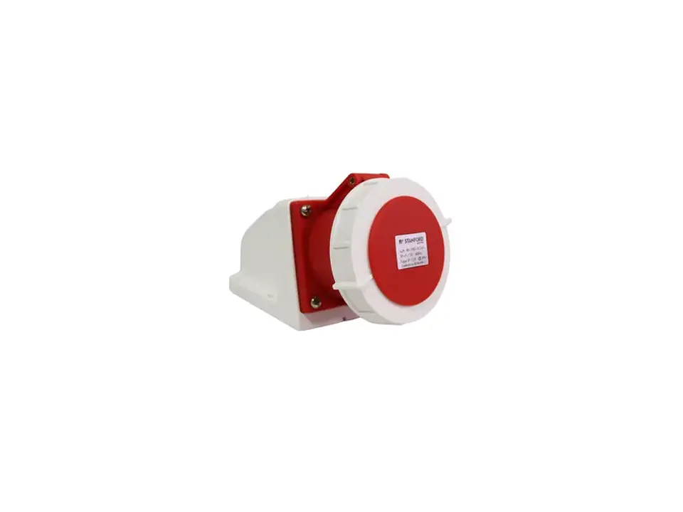 Enchufe industrial hembra sobrepuesta IP67. 32A. 380V. 3P+T 1