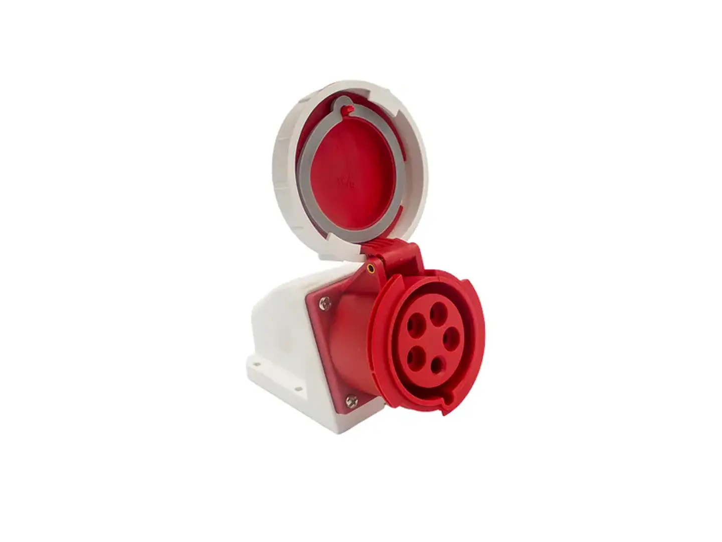 Enchufe industrial hembra sobrepuesta IP67. 32A. 380V. 3P+N+T 1