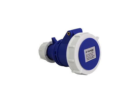 Enchufe industrial hembra volante IP67. 16A. 220V. 2P+T