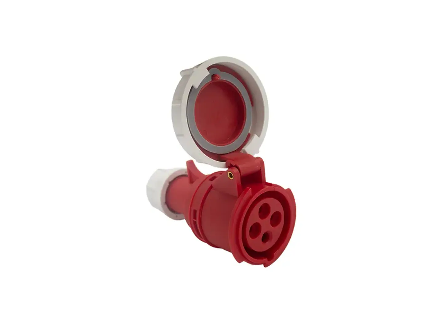 Enchufe industrial hembra volante IP67. 16A. 380V. 3P+T 1