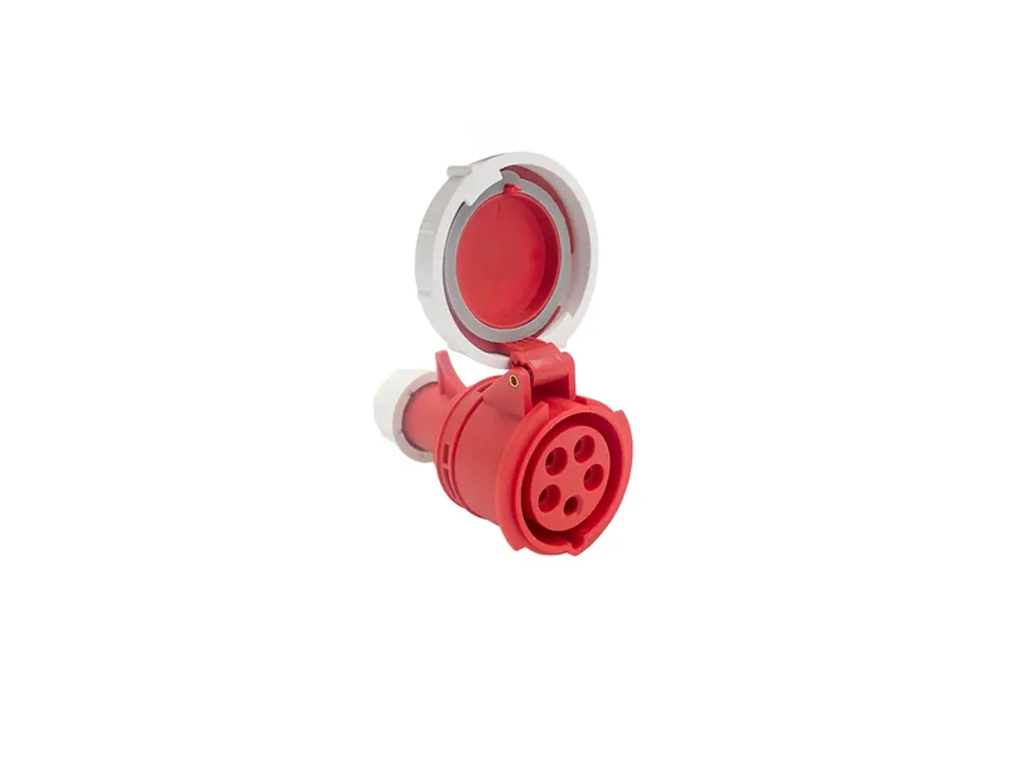 Enchufe industrial hembra volante IP67. 16A. 380V. 3P+N+T 1