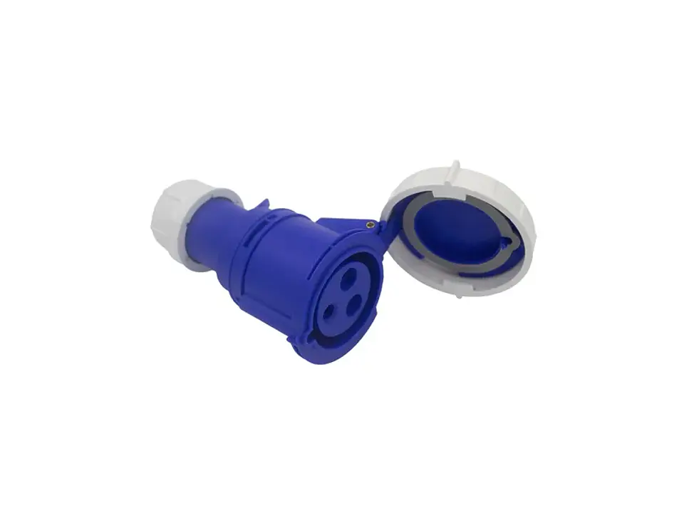 Enchufe industrial hembra volante IP67. 32A. 220V. 2P+T 1