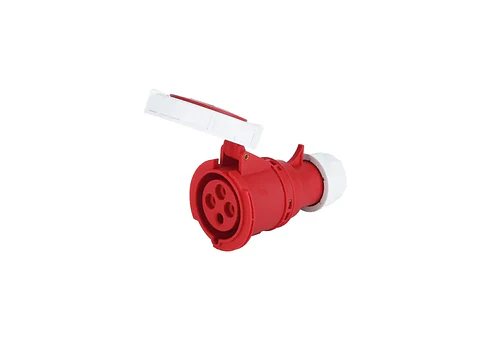 Enchufe industrial hembra volante IP67. 32A. 380V. 3P+T