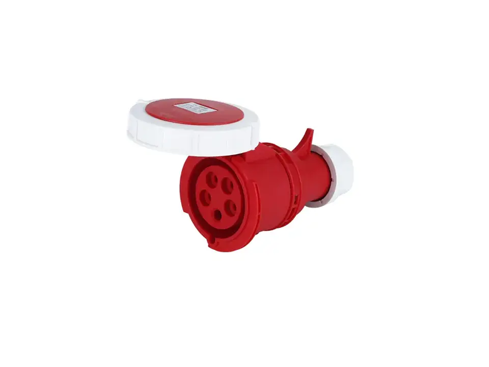 Enchufe industrial hembra volante IP67. 32A. 380V. 3P+N+T 1