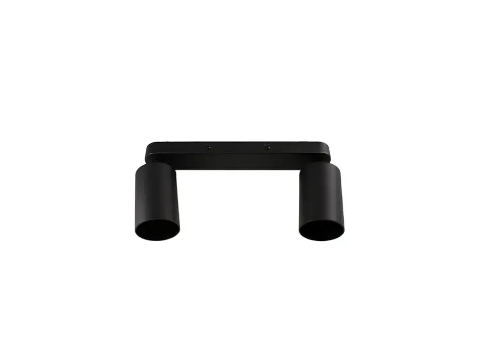 Lámpara techo 2 luces GU-10 (negro) 1