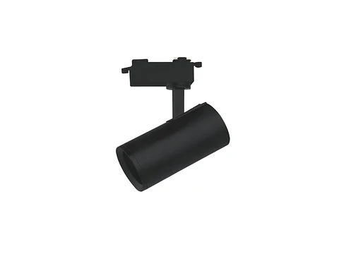 Foco riel base GU10 220V negro