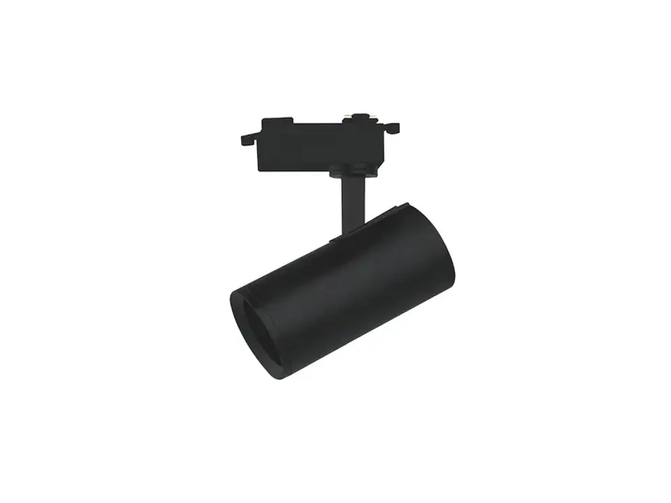 Foco riel base GU10 220V negro 1