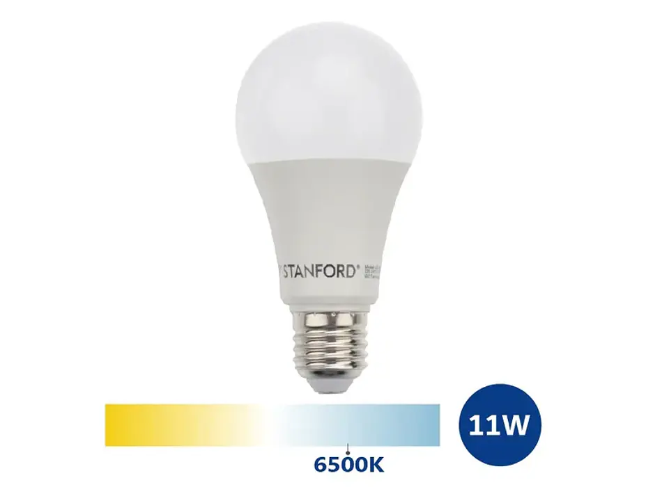 Ampolleta LED A60 clásica 11W/6500K/E27 1