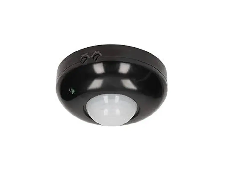 Sensor DE movimiento infrarojo 360° 6M negro 1