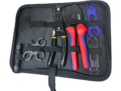 Kit herramientas solar (crimpadora/pelacable/llave MC4)