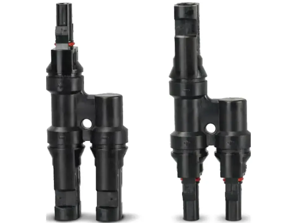 Set conector MC4 doble 1000VDC 50A 1