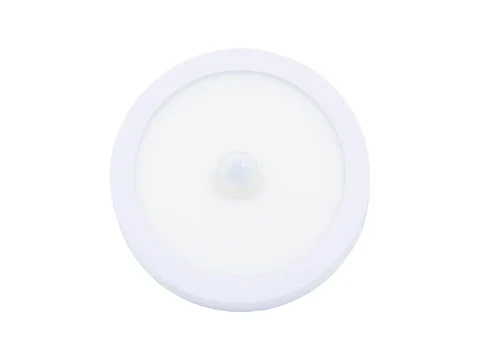 Panel redondo sobrepuesto 12W 6500K c/sensor