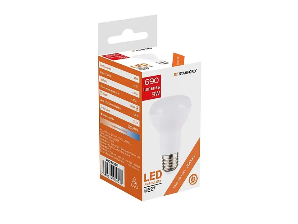 Ampolleta reflectora 9W 3000K 1