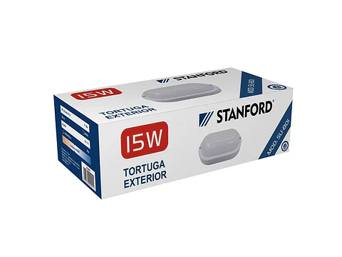 Tortuga ovalada s/rejilla 15W IP54 6500K