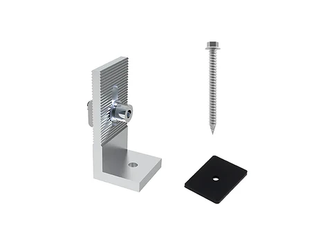 Soporte tipo L para viga metal con perno DE
