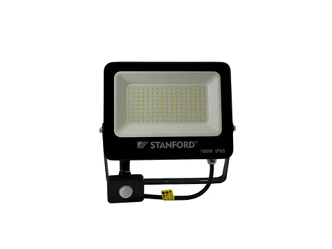 Proyector slim negro c/sensor 100W 6500K
