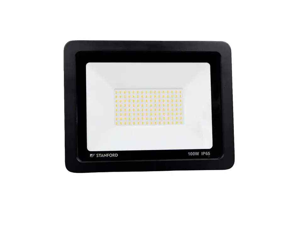 Proyector slim negro IP65 100W 6500K 1
