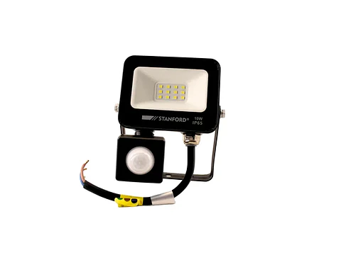 Proyector slim negro c/sensor 10W 6500K
