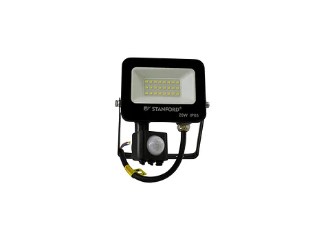 Proyector slim negro c/sensor 20W 6500K