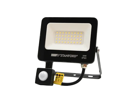 Proyector slim negro c/sensor 30W 6500K