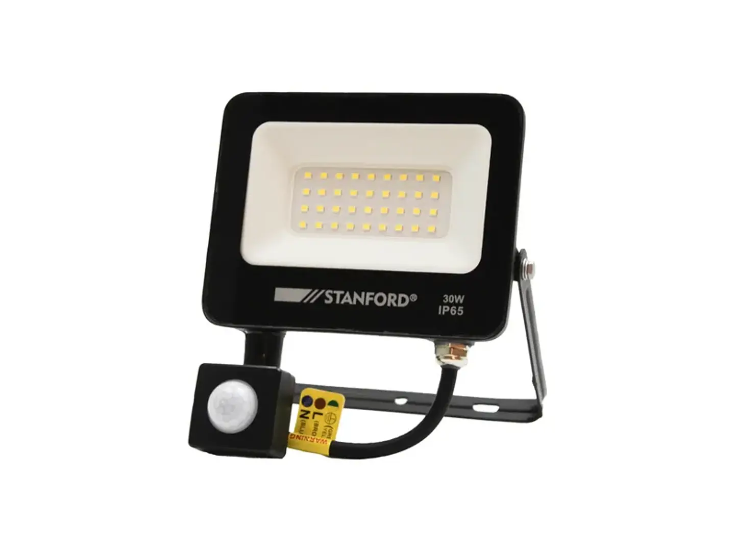Proyector slim negro c/sensor 30W 6500K 1