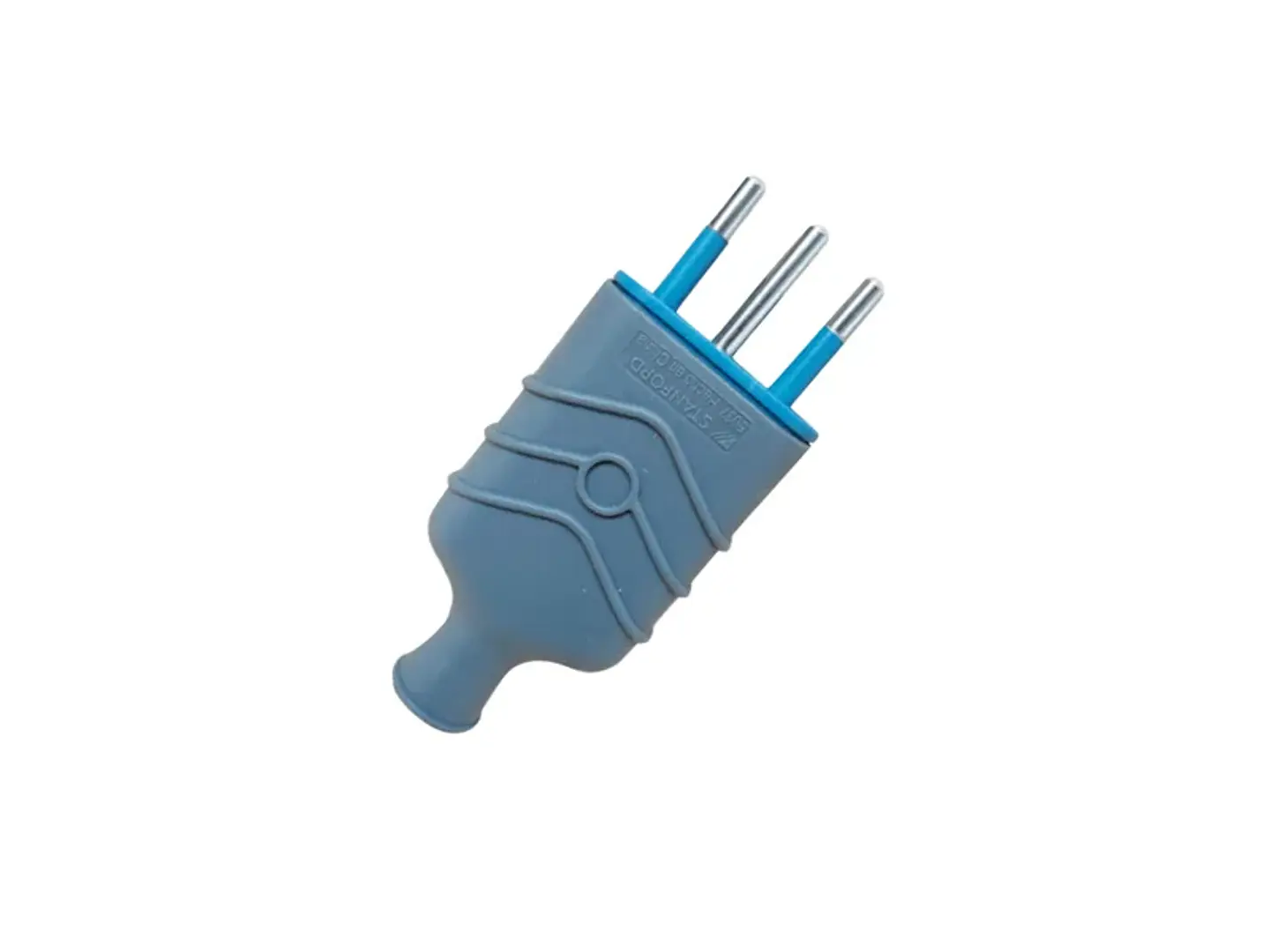 Enchufe volante pesado macho 16A 250V negro 1