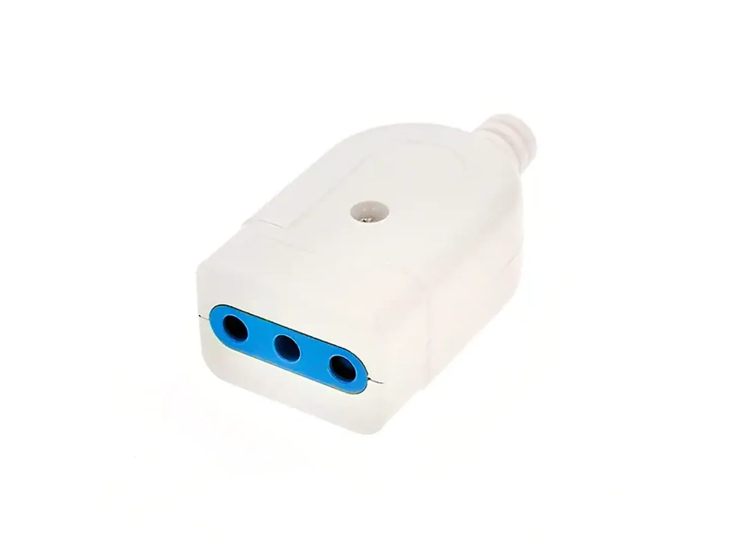 Enchufe hembra 10A 250V blanco 1