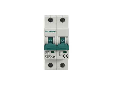 DC mcb 600VDC 6KA 2P 16A