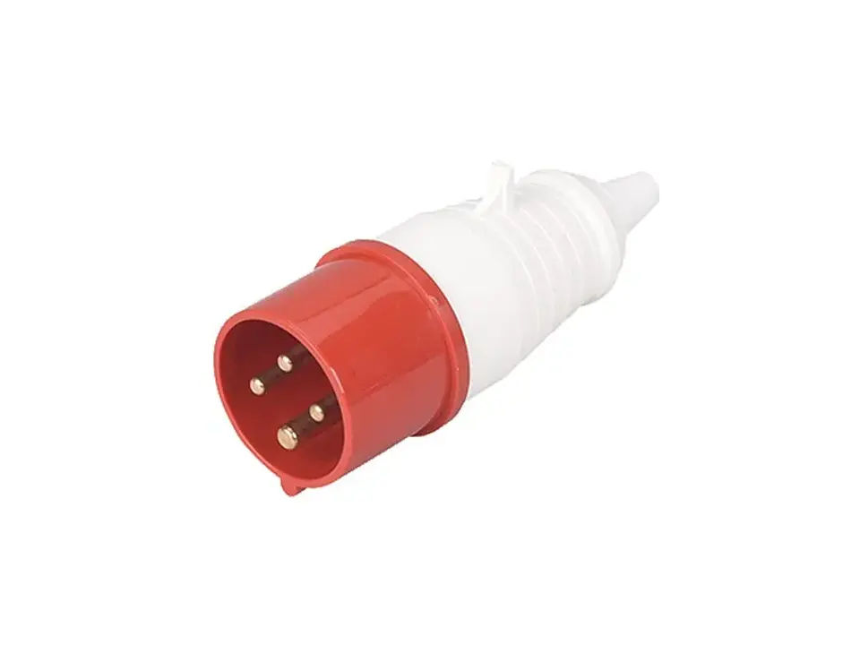 Enchufe industrial macho volante IP44,32A,380V,3P+T 1