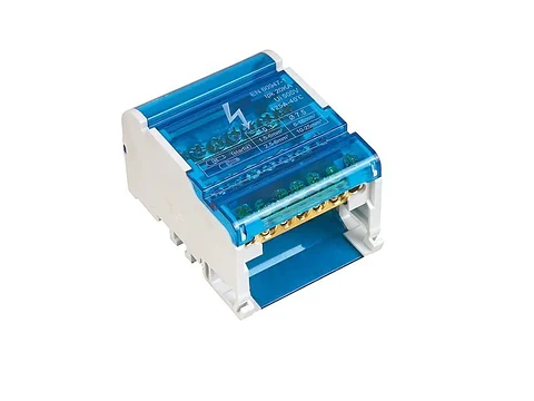Barra repartidora tetrapolar 7 polos, 125A, 500VAC, 20KA