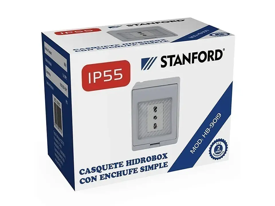 Hydrobox con enchufe simple 10/16A 1