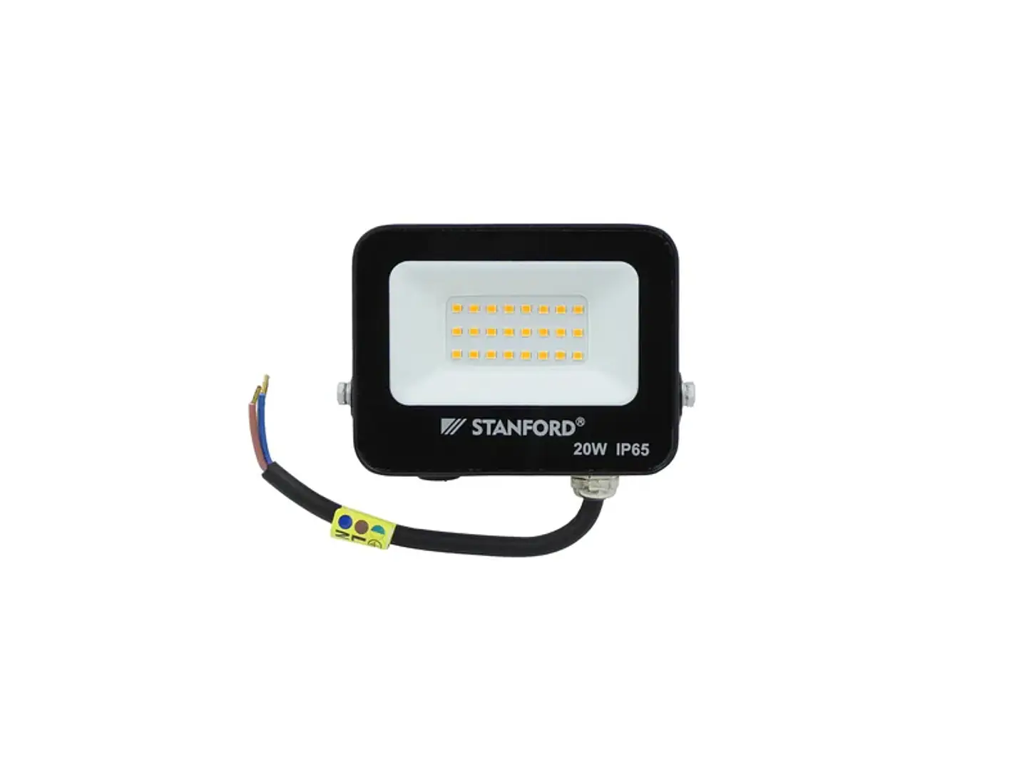 Proyector slim negro IP65 20W 2700K 1