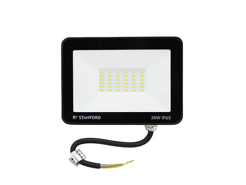 Proyector slim negro IP65 30W 2700K