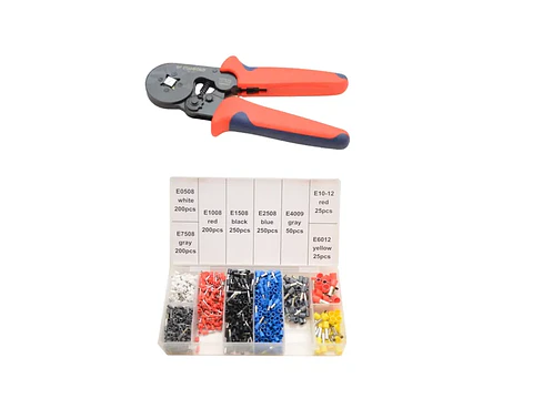Kit alicate crimpadora prensa terminal ajustbale 1200PCS