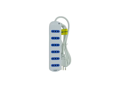 Alargador DE 6 tomas s/interruptor 3M blanco