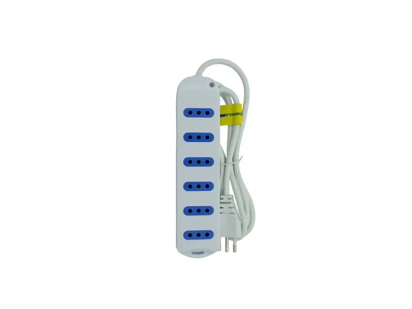 Alargador DE 6 tomas s/interruptor 3M blanco 1