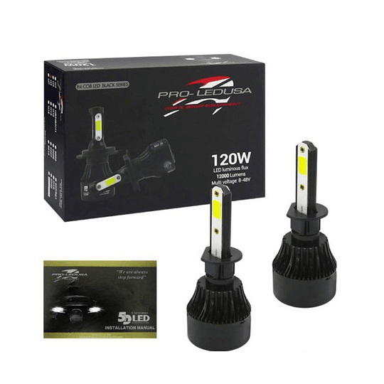 Turbo Led H1 PRO 12/24V Multivoltaje 12000 Lúmenes 