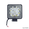 Neblinero Led Cuadrado (1 ud) 27W 12-24V Cod  10074