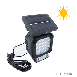 Led Solar 10W Con Panel Cod 124838