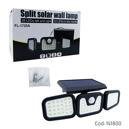 Led Solar Con Sensor Cod 141800